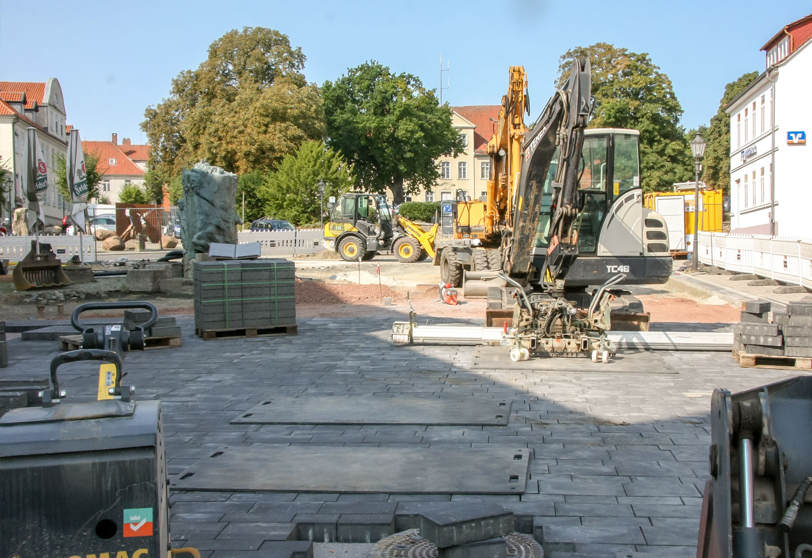 Neugestaltung eines Marktplatzes